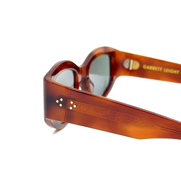 New! Garrett Leight Sunglasses Retro Biggie VINBRT, Authentic main image 9